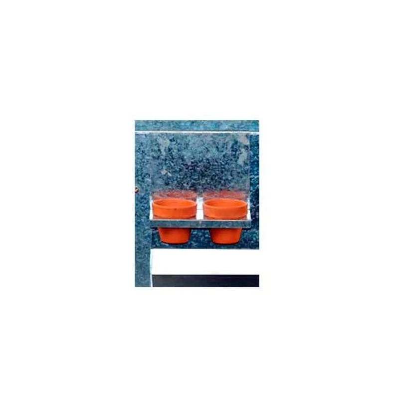 Bandeja para macetas galvanizado