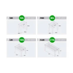 Huerto Urbano Garden Brico M80 PACK, Sustrato, Tomates Y Abono -Wrights Tienda huerto urbano garden brico 1 8